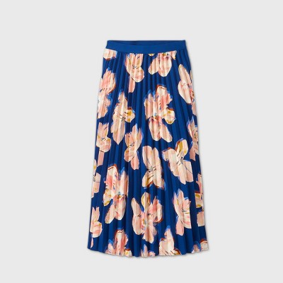 target pleated midi skirt