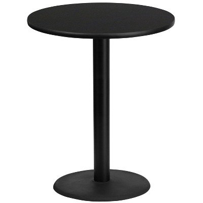 Photo 1 of ***PARTS ONLY***
Flash Furniture 36'' Round Laminate Table Top with 24'' Round Bar Height Table Base