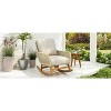 VYNXARIA Contemporary Ivory Wicker Rocking Chair - Timeless Comfort for Every Space - 2 of 4