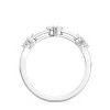GILDED 1/6 CTTW Lab Grown Diamond Stackable Band Ring in Sterling Silver, Size 7 - 3 of 4