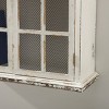 28"x22" Traditional Wood Wall Shelf with Arched Shutter Doors - Olivia & May - 4 of 4