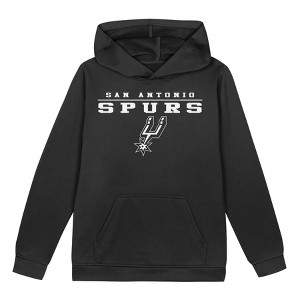 NBA San Antonio Spurs Boys' Poly Hooded Sweatshirt - 1 of 1