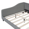 NicBex Twin/Full Size L-Shaped Linen Daybed with Solid Wood Legs for Bedroom,Living Room,Apartment - 4 of 4