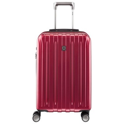 delsey red suitcase