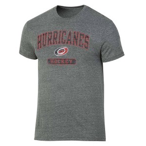 NHL Carolina Hurricanes Men's Gray Tri-Blend T-Shirt - 1 of 3