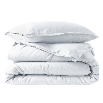 Cotton Flannel Duvet Cover & Sham Set by Bare Home