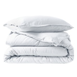 Cotton Flannel Duvet Cover & Sham Set by Bare Home - 1 of 4