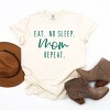 Simply Sage Market Eat. No Sleep. Mom. Repeat Garment Dyed Tee - 3 of 4