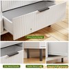 Wave Fluted 5 Drawer Dresser for Bedroom, Tall Dressers Chest of Drawers,Closet Dresser Organizer - 3 of 4