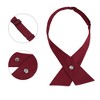 INSPIRE CHIC Women's Solid Color Adjustable Bow Tie Necktie - 3 of 4