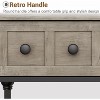 Garvee 3 Tier Entryway Table, Console Table with 3 Storage Drawers, 52" Industrial Metal Sofa Table, Behind Couch Table, Grey - 2 of 4