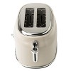 Haden Retro Style Stainless Steel Dorset Toaster, Electric Kettle, 12 Cup Coffee Maker, and 0.7 Cubic Foot Microwave Appliance Set, Putty Beige - 3 of 4