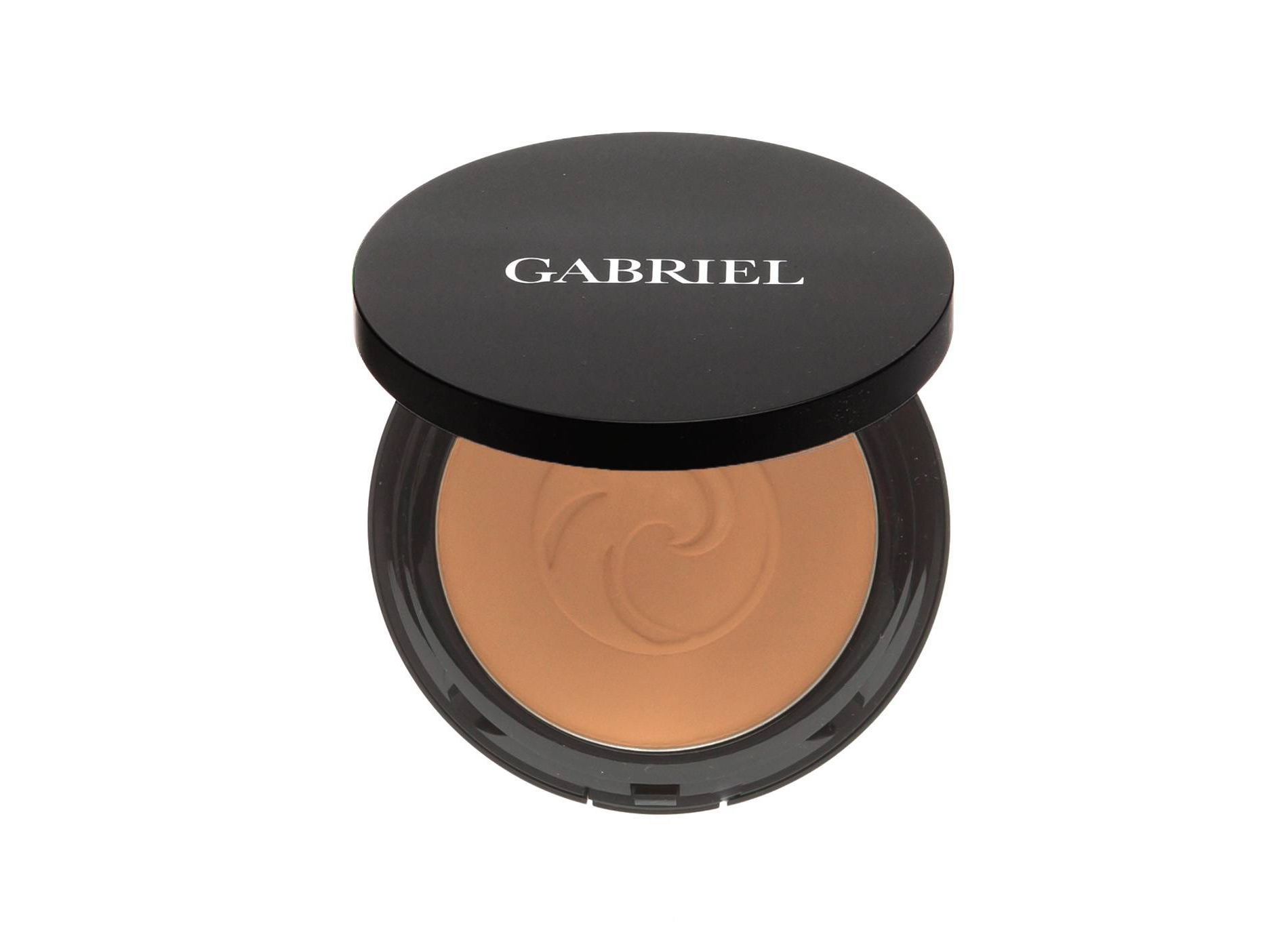 Gabriel Cosmetics Dual Pressed Powder Foundation - Deep Beige - 0.32oz: Aluminum-Free, Sulfate-Free, Vegan