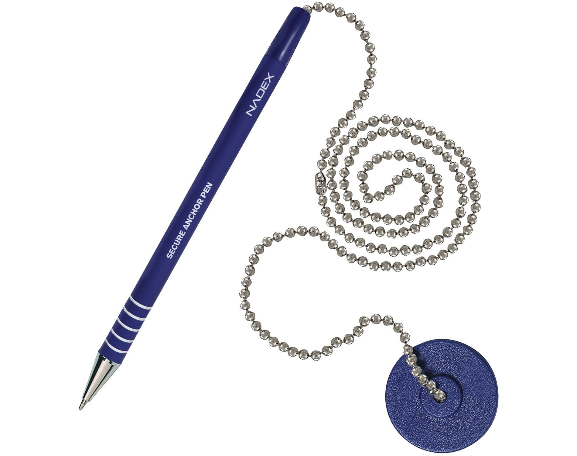 Nadex Coins™ 4-Pack Secure Counter Ballpoint Pens (Blue)