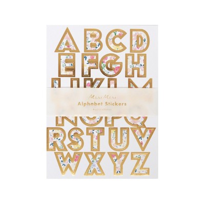 Meri Meri English Garden Alphabet Sticker Sheets