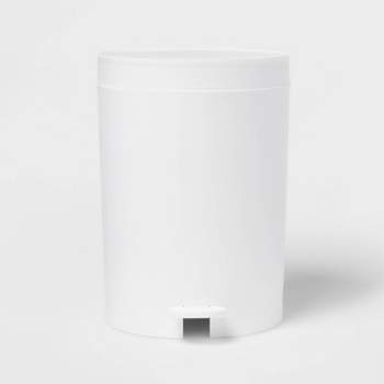 Step Wastebasket White - Room Essentials™