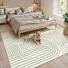 Lahome Abstract Washable Rugs Non Slip Soft Living Room Rugs Ultra-Thin Rainbow Bedroom Rug Non Skid Rug Backing Accent Carpet for Room Office - 2 of 4