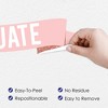 Big Dot of Happiness Rose Gold Graduation Party Photo Backdrop - Wall Decals - 3 of 4