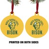 North Dakota State Bison Secondary Aluminum Holiday Christmas Tree Ornament - 2 of 4