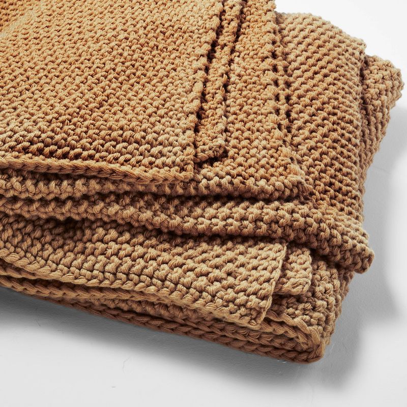 Chunky Knit Bed Blanket - Casaluna™, 4 of 12