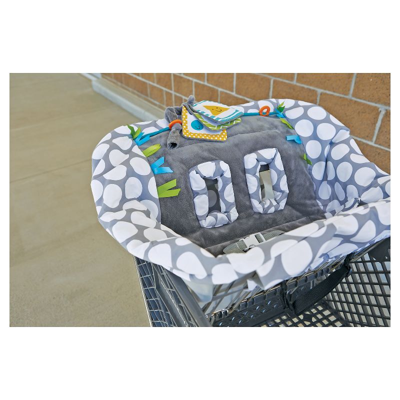 Boppy Preferred Shopping Cart Cover - Gray Dots, 4 of 25