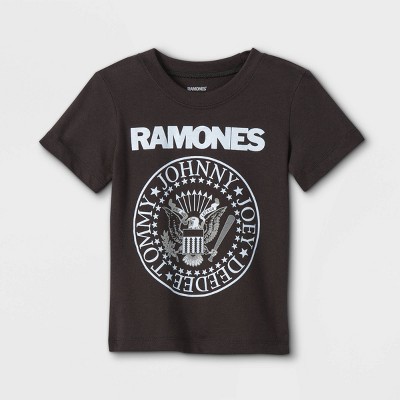 Toddler Boys' The Ramones Merch Traffic Short Sleeve T-Shirt - Black