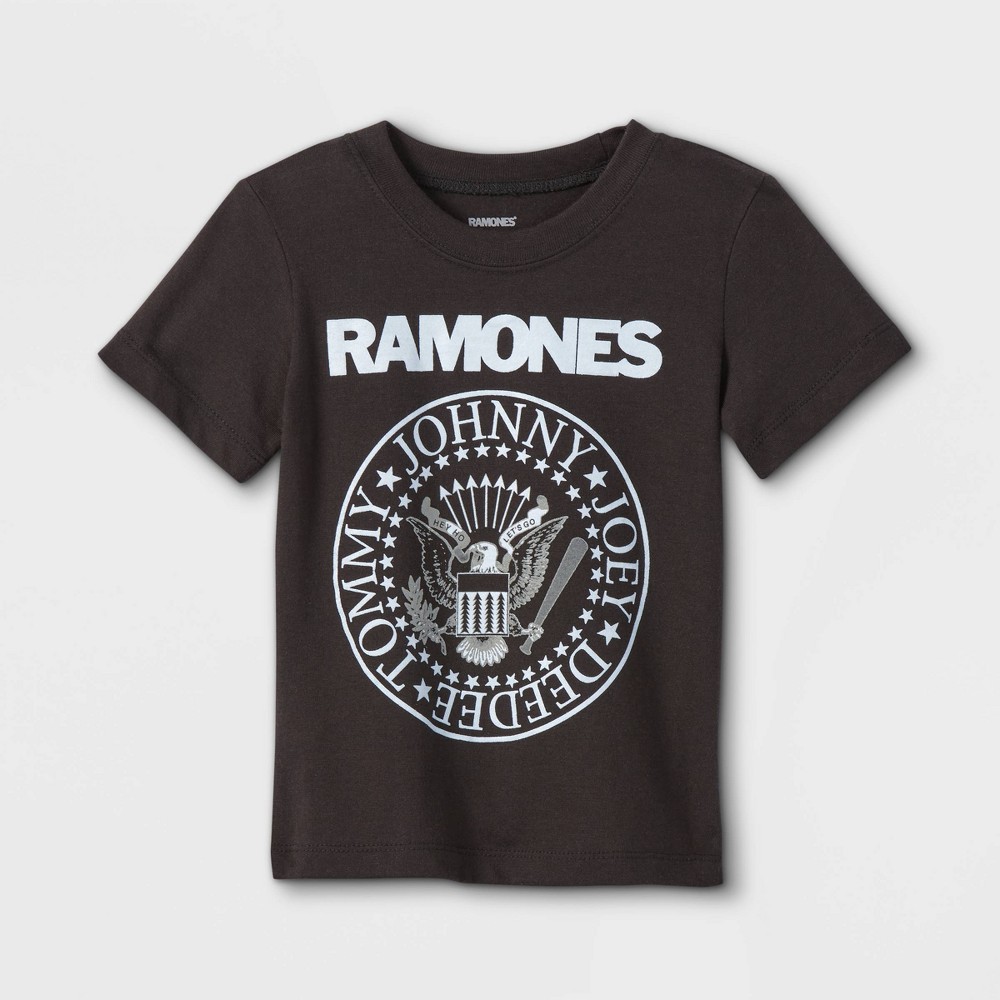 Toddler Boys' The Ramones Merch Traffic Short Sleeve T-Shirt - Black 3T