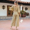 Women's Square Neck Straight Leg Jumpsuit - Cupshe - 4 of 4