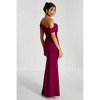 QUIZ Women's Scuba Crepe Asymmetric Cowl Neck Maxi Dress - 2 of 4