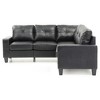 L-Shaped Sectional Sofas Sectional Couch with Hardwood Frame, Long-Lasting Cushions, Ideal for Apartments & RV Homes - 3 of 4