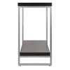 Jared Console Table, Enamel Steel Tube - Dark Espresso - Winsome: Entryway Accent, Bottom Shelf Storage - 3 of 4