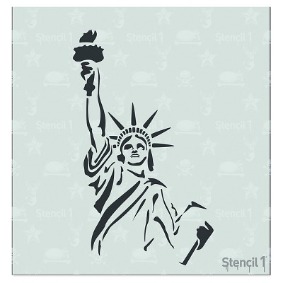 Stencil1 Statue of Liberty - Stencil 5.75" x 6"