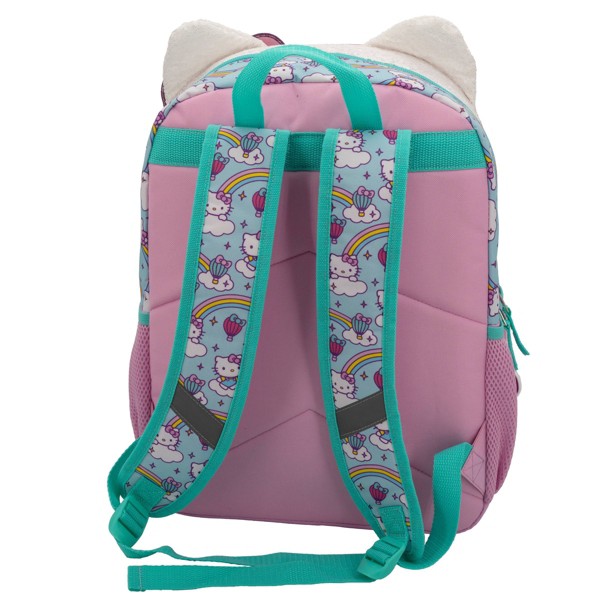 Mochila para niños de 16" de Hello Kitty - rosa/azul arcoíris 2