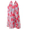 Wrapables Lightweight Poppy Floral Print Long Scarf, Gray - 3 of 4