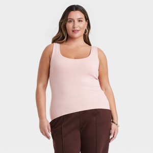 Women's Slim Fit Seamless Tank Top - A New Day™ - 1 of 3