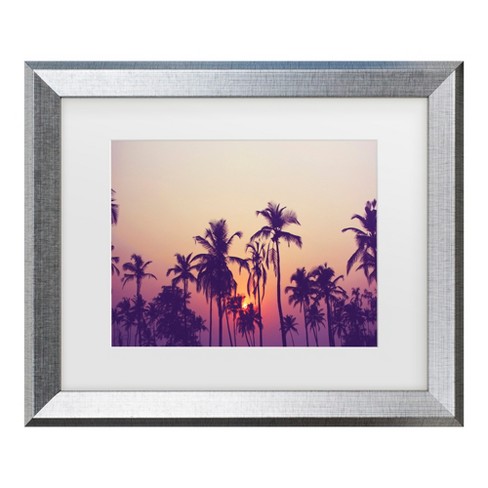 Design Fabrikken Palm Sky 1 Fabrikken Matted Framed Art : Target