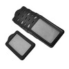 Unique Bargains Office Vertical Faux Leather Name Tag ID Badge Card Holders Black 10 Pcs - 4 of 4