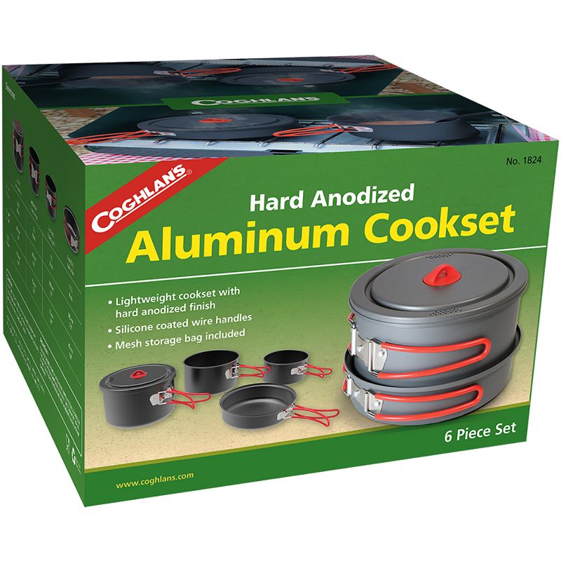 Coghlan's Hard Anodized Aluminum Camping Cooking Set, 1 of 4