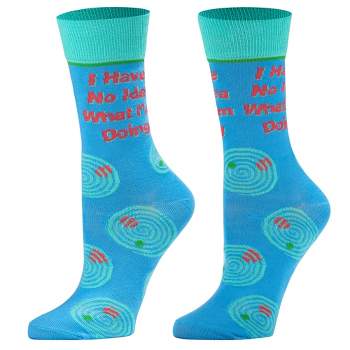 Crazy Socks, Women's, Graphic, Unique Designs, Crew Socks, Cute Silly Funny Cool