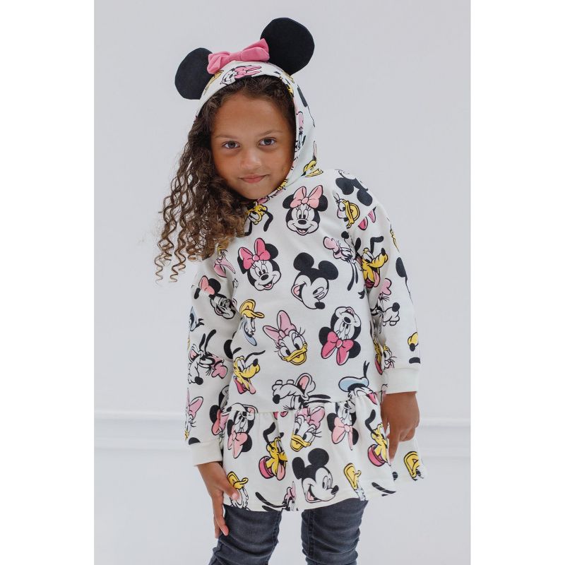 Disney Mickey Mouse Donald Duck Goofy Minnie Mouse Pluto Daisy Duck Fleece Dress Infant to Big Kid, 2 of 7