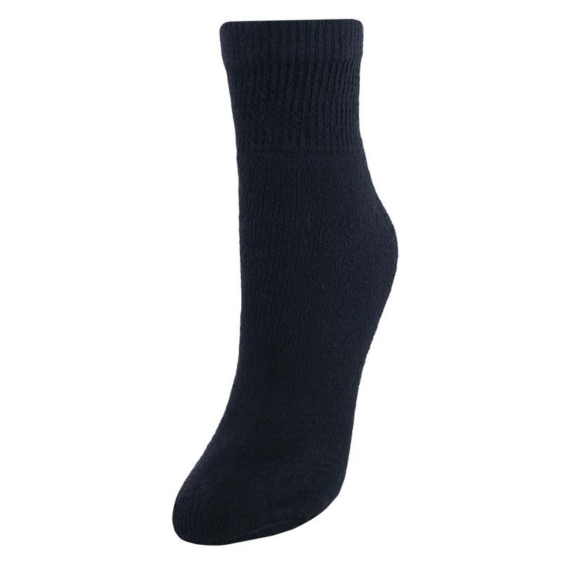 CTM Women's Cushioned Diabetic Ankle Socks (3 Pair Pack), 1 of 3