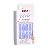 KISS Gel Fantasy Sculpted Fake Nails - Purple - 2pk - 56ct - 3 of 4