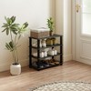 HOMLUX 4 Tier Shoe Rack Storage Organizer for 12 Pairs No Tools Needed - 4 of 4
