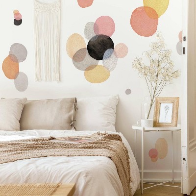 Abstract Shapes Peel and Stick Giant Wall Decal - RoomMates: Vinyl Self-Adhesive Modern Decor