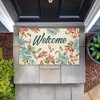 Stupell Industries Bright Florals Welcome Printed Outdoor Door Mat, design by Andrea Jasid Grassi, 18"x30" - 4 of 4