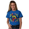 Ugly Christmas Pixel PACMAN Snowflake Graphic T Shirt Men or Women Brisco Brands - 2 of 4