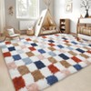 Indoor Modern Soft Fluffy Living Room Rugs, Plush Shaggy Non Slip Area Rug for Nursery Kids Room Bedroom - 4 of 4