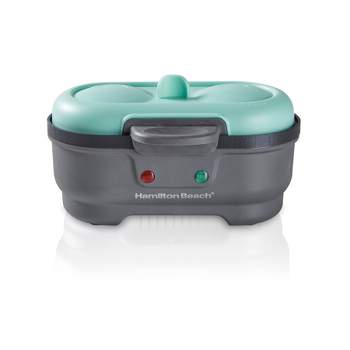 Hamilton Beach Sous Vide Style Electric Egg Bite Maker & Poacher with  Removable Nonstick Tray, Makes 2 in Under 10 Minutes, Teal (25506)