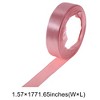 Unique Bargains Ribbons for Crafts Silk-Satin Blend for Bows & DIY Decor Polyester 866.14"x0.79" 1 Pcs - 3 of 4