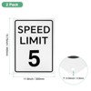 Unique Bargains Aluminum Weather Resistant Waterproof Rust Free Traffic Sign 2 Pcs - 2 of 4